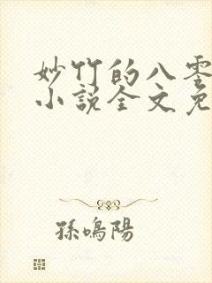 妙竹的八零年代小说全文免费阅读