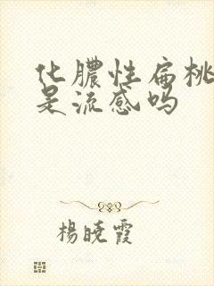 化脓性扁桃体炎是流感吗