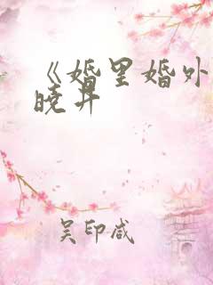 《婚里婚外》叶晓井