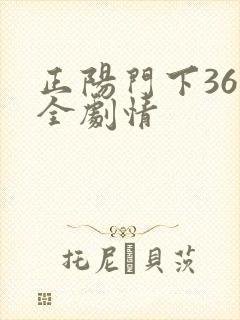 正阳门下36集全剧情