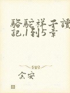 骆驼祥子读书笔记,1到5章