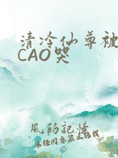 清冷仙尊被强制CAO哭 清冷仙尊被强制CAO哭