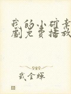 我的小确幸电视剧免费播放 我的小确幸电视剧免费播放