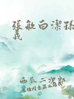 张敏白洁孙倩高义