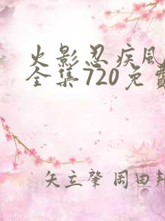 火影忍疾风传者全集720免费观看
