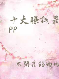 十大赚钱最快app
