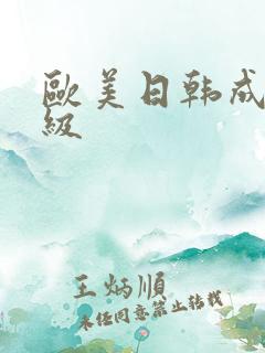 欧美日韩成人一级 欧美日韩成人一级