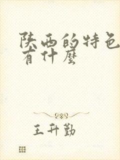 陕西的特色小吃有什么