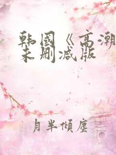 韩国《高潮》3未删减版