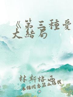 《第三种爱情》大结局