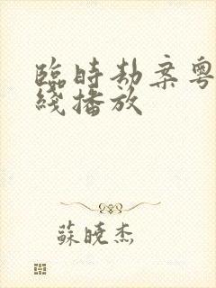 临时劫案粤语在线播放