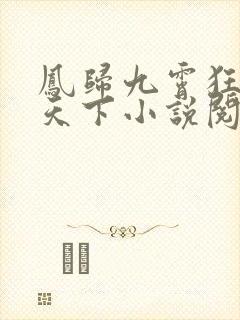 凤归九霄狂妃逆天下小说阅读