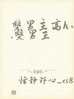双男主高h小说,双男主