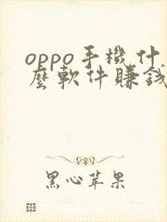 oppo手机什么软件赚钱最快 oppo手机什么软件赚钱最快