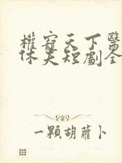 权宠天下医妃要休夫短剧全集