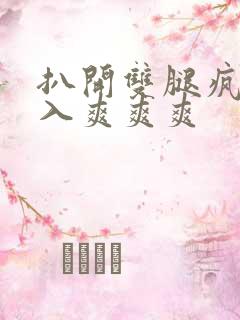 扒开双腿疯狂进入爽爽爽