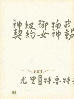 神级御物我无限契约女神动漫免费观看
