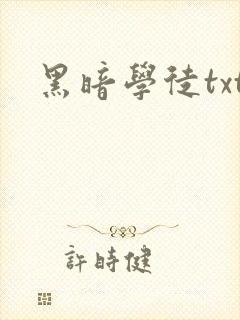 黑暗学徒txt