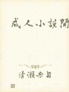 成人小说开放版
