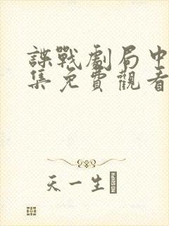 谍战剧局中人全集免费观看