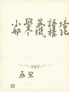 小学英语培训班哪个机构比较好 小学英语培训班哪个机构比较好
