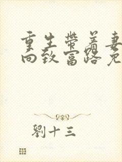 重生带着妻儿走向致富路免费 重生带着妻儿走向致富路免费