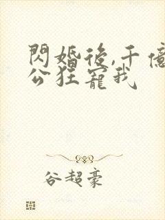 闪婚后,千亿老公狂宠我