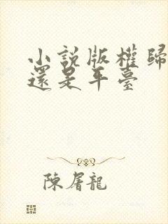 小说版权归作者还是平台