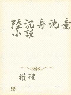 陆沉舟沈意欢的小说