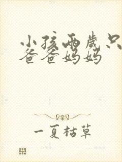 小孩两岁只会喊爸爸妈妈