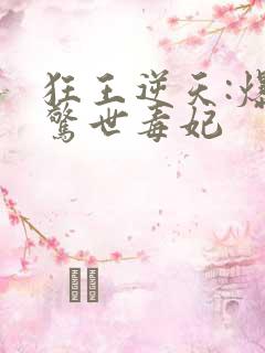 狂王逆天:爆宠惊世毒妃