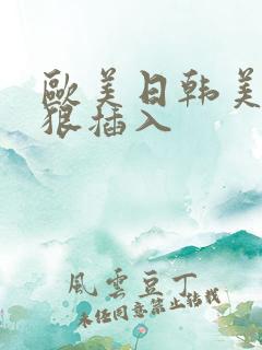 欧美日韩美女狠狠插入