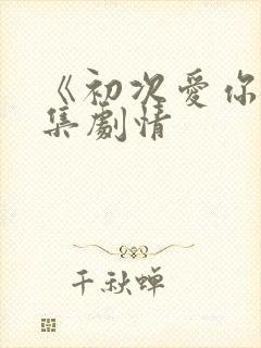 《初次爱你》分集剧情