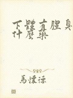 下体有腥臭味用什么药