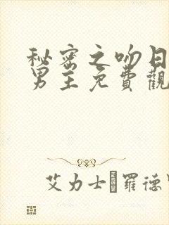 秘密之吻日剧双男主免费观看
