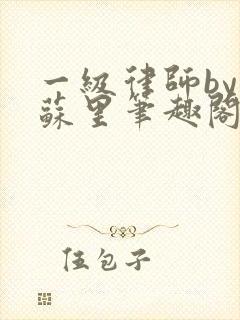 一级律师by木苏里笔趣阁免费阅读