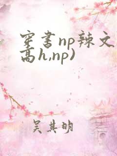 穿书np辣文(高h,np)
