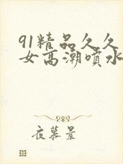 91精品久久美女高潮喷水白浆
