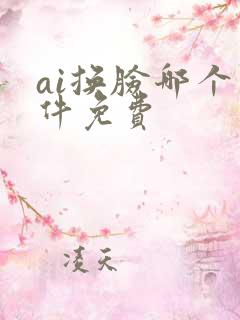 ai换脸哪个软件免费