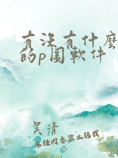 有没有什么好用的p图软件