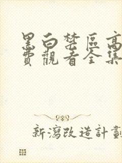 黑白禁区高清免费观看全集电视剧