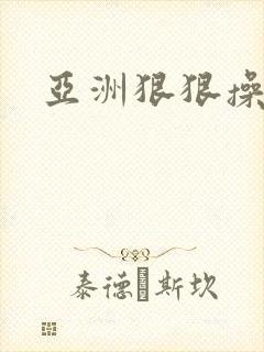 亚洲狠狠操熟女