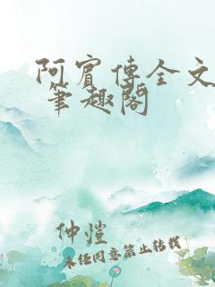 阿宾传全文阅读 笔趣阁