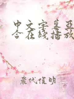 中文字幕亚洲综合在线播放
