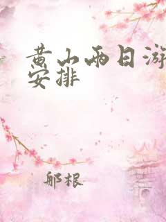黄山两日游怎么安排