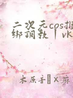 二次元cos捆绑调教丨vk