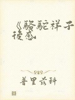 《骆驼祥子》读后感