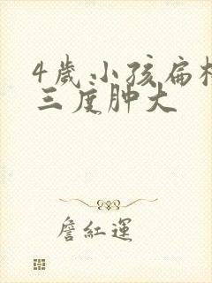 4岁小孩扁桃体三度肿大