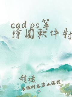 cad ps等绘图软件对电脑有什么要求