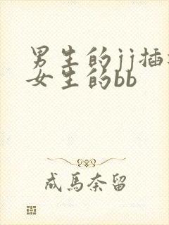 男生的jj插进女生的bb